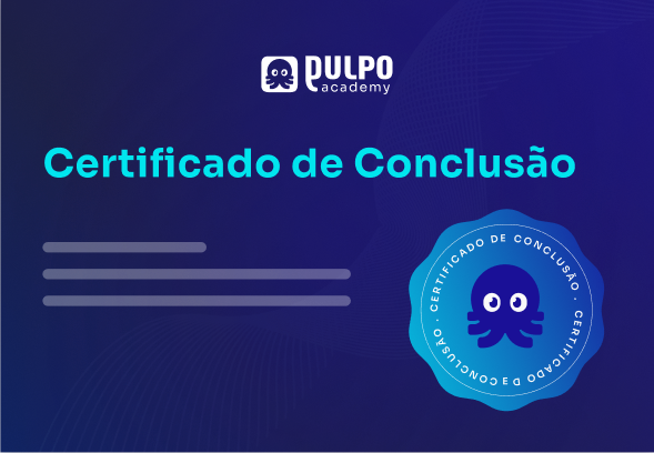 Imagem representativa do certificado de conclusão